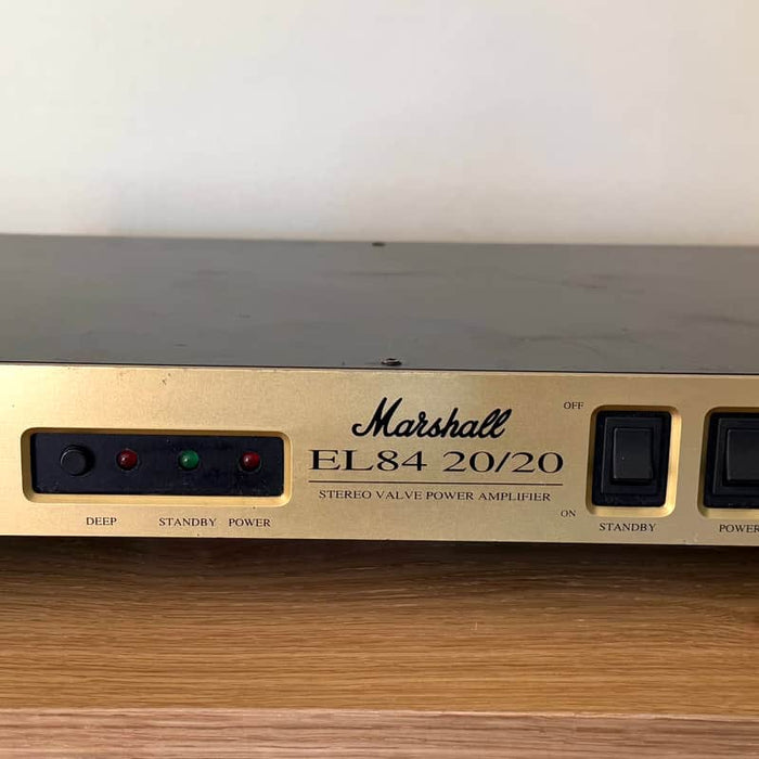 Marshall EL84 20/20 Stereo Valve Power Amplifier Gold+Black