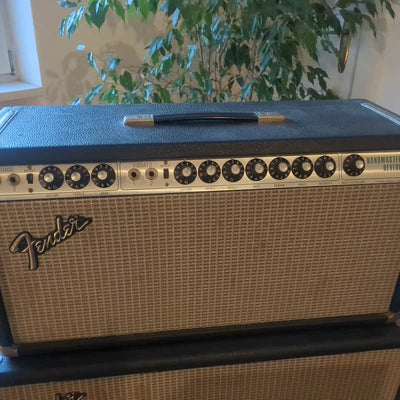 Fender Ca 1976 Fender Bandmaster Reverb Siverface