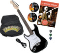 Rocktile Pro ST3-BK/RW-L Chitarra Elettrica Black Lefty Set con Accessori