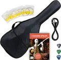 Rocktile Pro ST3-BK/RW-L Chitarra Elettrica Black Lefty Set con Accessori