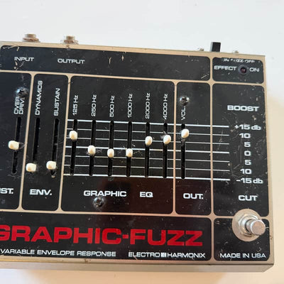 Electro-Harmonix Electro-Harmonix Graphic Fuzz Black / Red B-Stock - Offerta BSTOCK