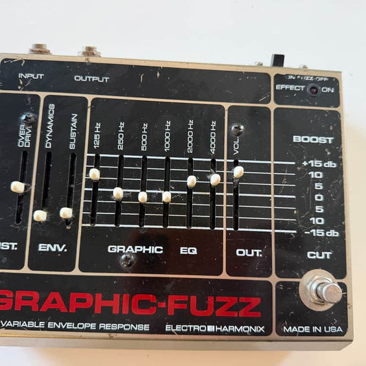 Electro-Harmonix Electro-Harmonix Graphic Fuzz Black / Red - Reverb