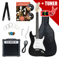 Set Chitarre Elettrica Rocktile Banger's Pack Black incl. Amplificatore, Custodia, Accordatore, Cavo, Tracolla, Corde e Scuola incl. CD/DVD