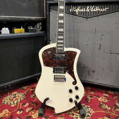 D'Angelico 2010s D'Angelico Premier Ludlow Offset with Tremolo Antique White