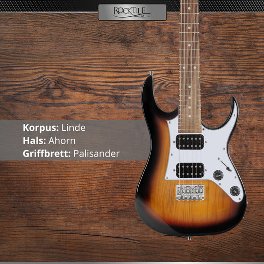Rocktile Rocktile Youngster YS-1SB 3/4 Chitarra Elettrica Sunburst - Kirstein