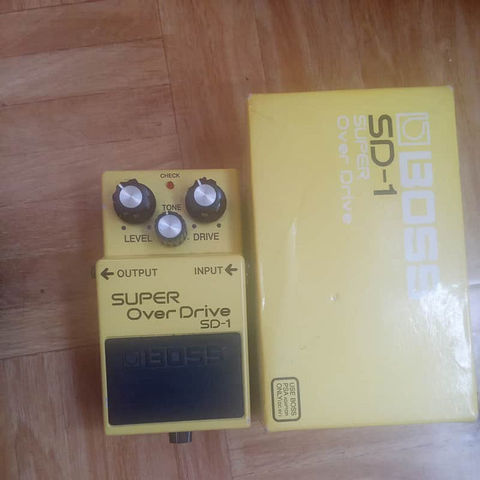 Boss SD-1 Super OverDrive Yellow