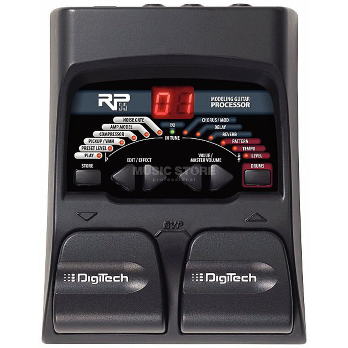 DigiTech RP 55 Modeling Effektpreamp Multi Effekt für Gitarren