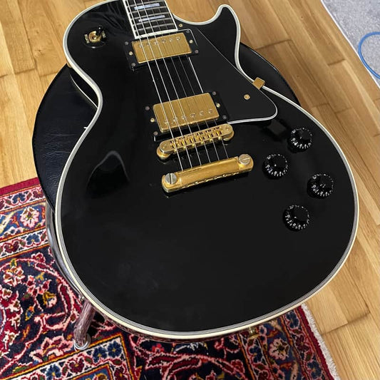 Gibson Gibson Les Paul Custom Ebony - Reverb