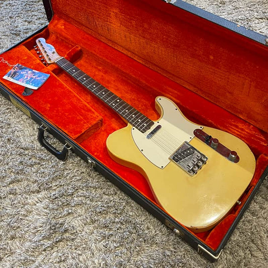 Fender Fender Telecaster with Rosewood Fretboard Blonde - Reverb