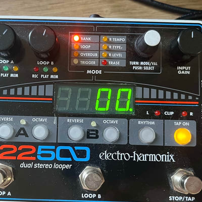 Electro-Harmonix Electro-Harmonix 22500 Dual Stereo Looper Black B-Stock - Offerta BSTOCK