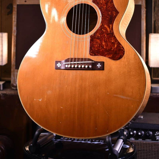 Gibson Gibson J-185 Natural flamed back and sides - Reverb