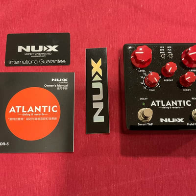 Nux NuX NDR-5 Verdugo Series Atlantic Delay/Reverb Black/Red B-Stock - Offerta BSTOCK