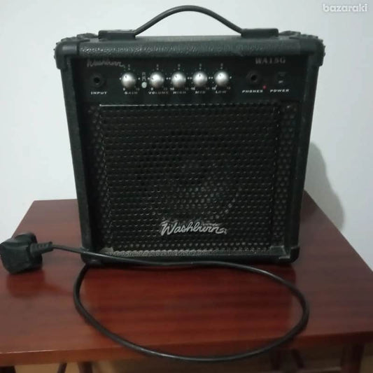 Washburn Washburn WA15G Guitar Amp Combo 15 watt Practice Amp Black - Reverb