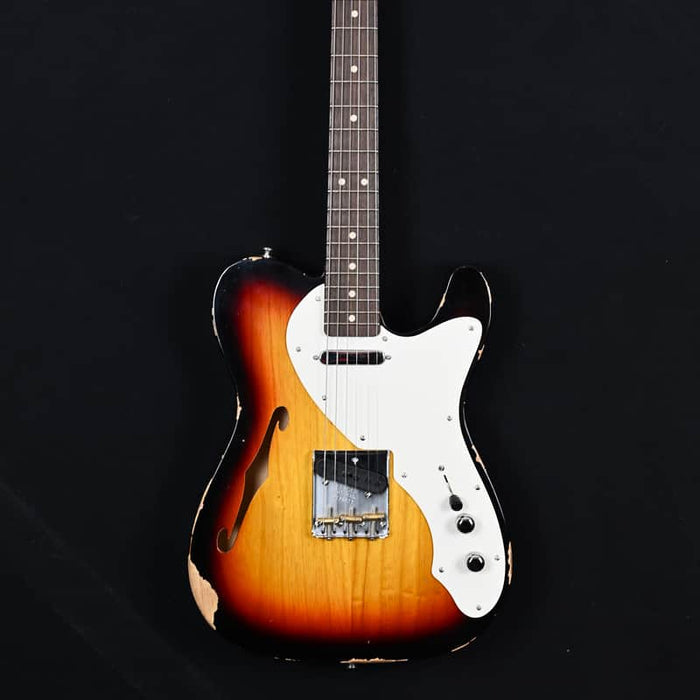 Fender Custom Shop 50s Thinline Telecaster relic 3 tone s...