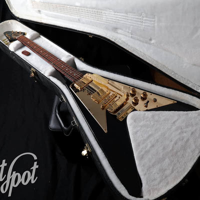 Gibson Lenny Kravitz Signature '67 Flying V Black Sparkle...