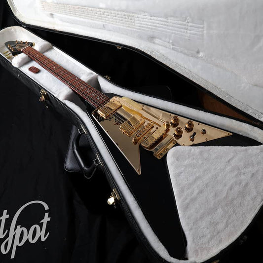 Gibson Gibson Lenny Kravitz Signature '67 Flying V Black Sparkle... - Reverb