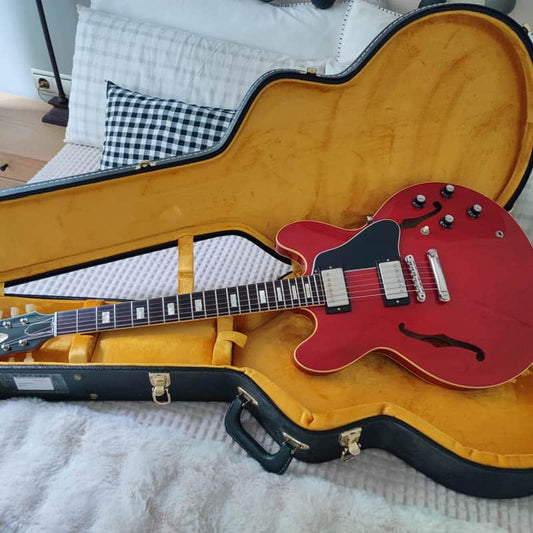 Gibson Gibson Memphis '63 ES-335 Block Sixties Cherry VOS - Reverb