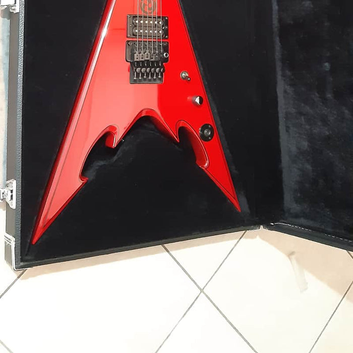 Dean cbv corey beaulieu trivium red with black pinstripes