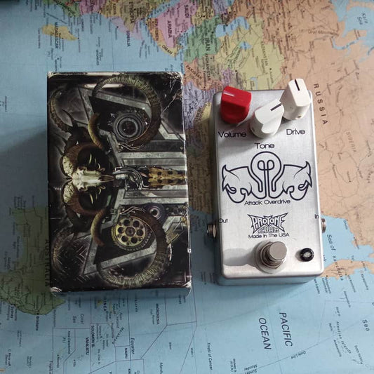 Pro Tone Pedals Pro Tone Pedals 2010s Pro Tone Pedals Attack Overdrive Silver - Reverb
