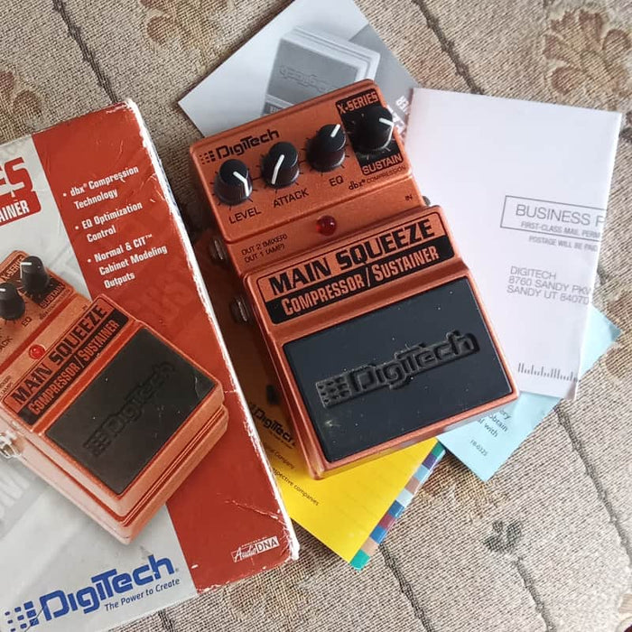 DigiTech 2000s DigiTech Main Squeeze Compressor Orange