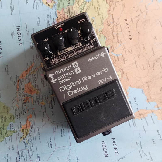 Boss Boss RV-3 Digital Reverb/Delay (Pink or Dark Gray ... - Reverb