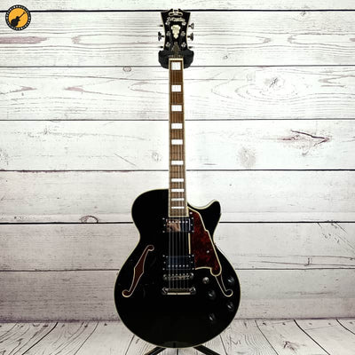 D'Angelico Premier SS Solid Black