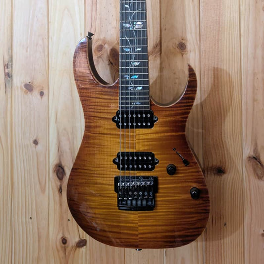 Ibanez Ibanez RG8527FX-BBE J. Custom Bright Brown Rutile - Reverb