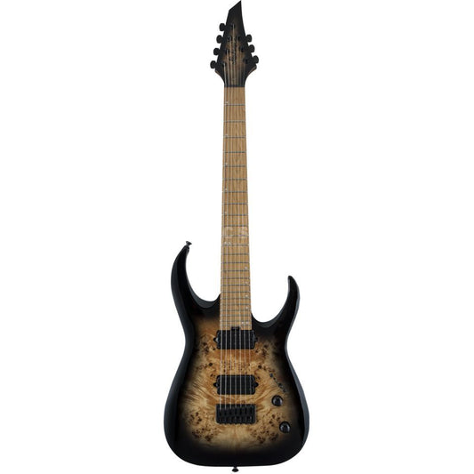 Jackson Jackson Pro Series Signature Misha Mansoor Juggernaut HT7P Black Burst Burl B-Stock - Music Store DE