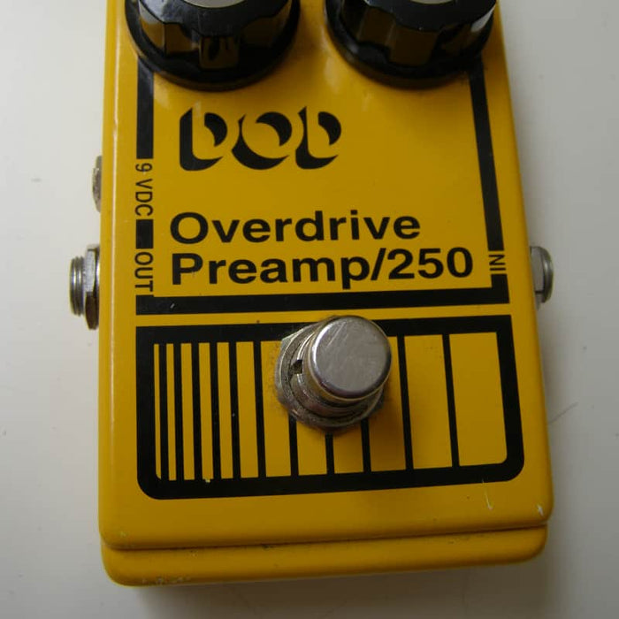 DOD 1980s DOD Overdrive Preamp 250 Yellow