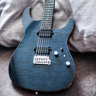 Mayones Mayones Aquila Elite S 6 Trans-Dirty Blue Gloss B-Stock - Offerta BSTOCK