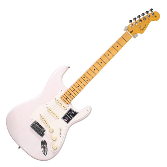 Fender Fender American Ultra Luxe Vintage 50s Stratocaster MN White Blonde Ex Demo - Gear4Music