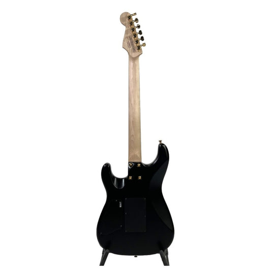 Charvel Charvel MJ San Dimas Style 1 HSS Ebony 24 Frets FR Satin Black Ex Demo - Gear4Music