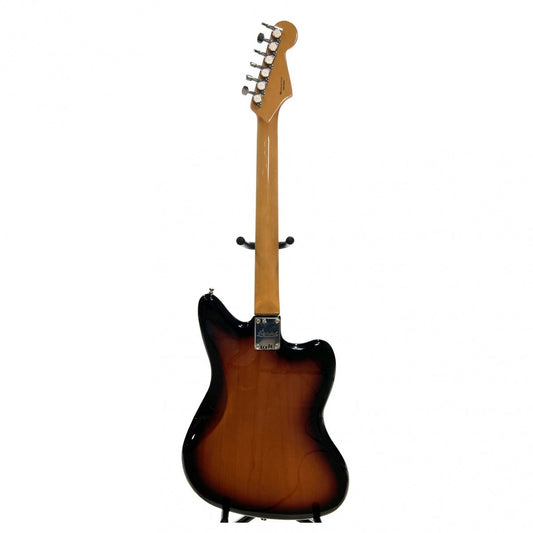 Fender Fender Kurt Cobain Jaguar NOS Linkshändergitarre 3-Tone Sunburst Ex Demo - Gear4Music
