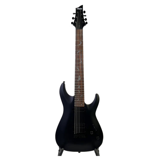 Schecter Schecter Damien-7 7 String Satin Black Ex Demo - Gear4Music