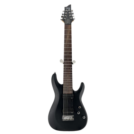 Schecter Schecter C-8 Deluxe Satin Black Ex Demo - Gear4Music