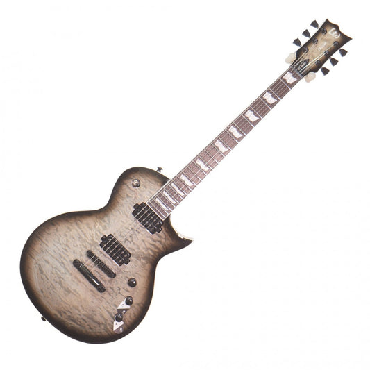 ESP Guitars ESP LTD EC-1000T QM Charcoal Burst Ex Demo - Gear4Music