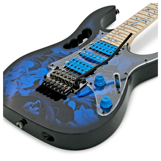 Ibanez Ibanez JEM77P Steve Vai Premium Blue Floral Ex Demo - Gear4Music