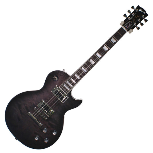 Gibson Gibson Mark Morton Les Paul Modern Quilt Translucent Ebony Burst Satin #230850000 Ex Demo - Gear4Music