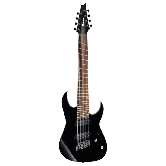 Ibanez Ibanez RGMS8 Multi Scale 8 String Black Ex Demo - Gear4Music