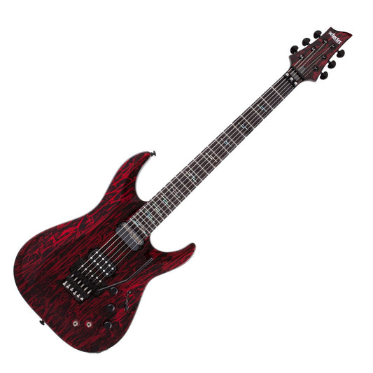 Schecter Schecter C-1 FR-S Silver Mountain Blood Moon Ex Demo - Gear4Music