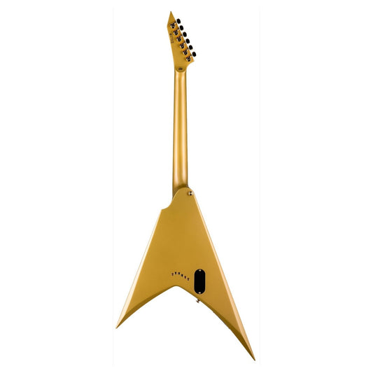 ESP Guitars ESP LTD Kirk Hammett Signature V Metallic Gold Ex Demo - Gear4Music