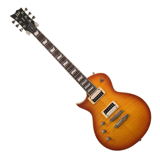 ESP Guitars ESP LTD EC-1000T FM Linkshändig Honey Burst Satin Ex Demo - Gear4Music