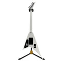 Jackson X Series Rhoads RRX24M Snow White mit schwarzen Streifen