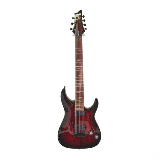 Schecter Schecter Omen Elite-7 Black Cherry Burst Ex Demo - Gear4Music