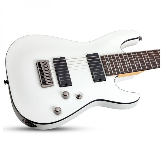 Schecter Schecter Demon-8 8-String Vintage White Ex Demo - Gear4Music
