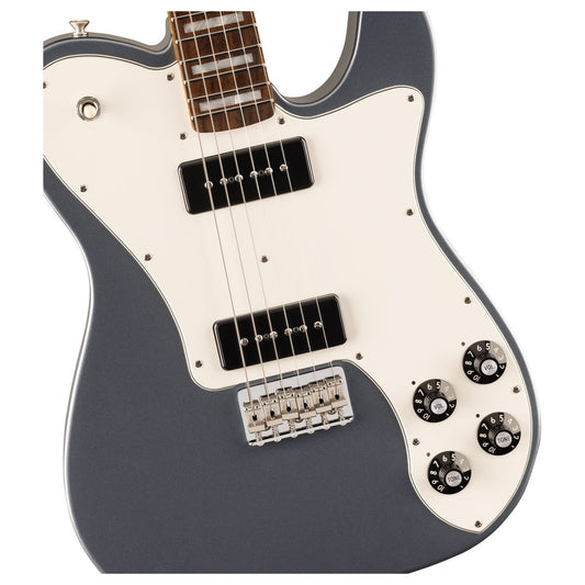 Fender Fender Chris Shiflett Cleaver Telecaster Deluxe Rosewood Charcoal Frost Metallic Ex Demo - Gear4Music