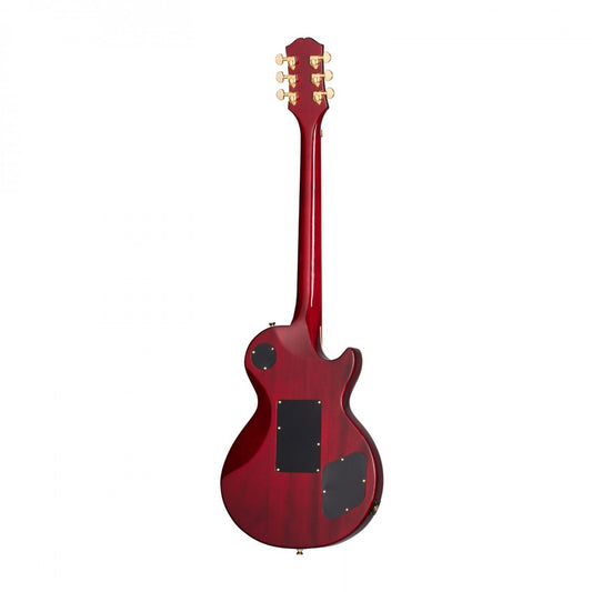 Epiphone Epiphone Alex Lifeson Les Paul Custom Axcess Quilt Left-handed Ruby Ex Demo - Gear4Music