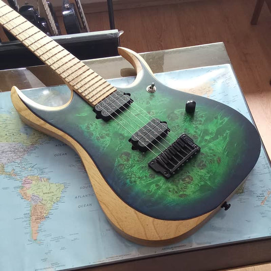 Ibanez Ibanez RGDIX6MPB-SBB Iron Label Surreal Blue Burst - Reverb