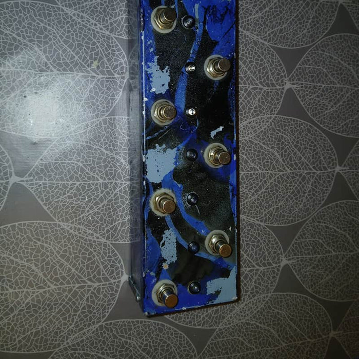67Audio True bypass looper/switcher Custom blue swirl