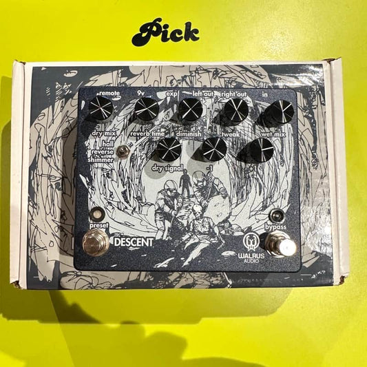 Walrus Audio Walrus Audio Descent Reverb / Octave Machine Blue - Reverb